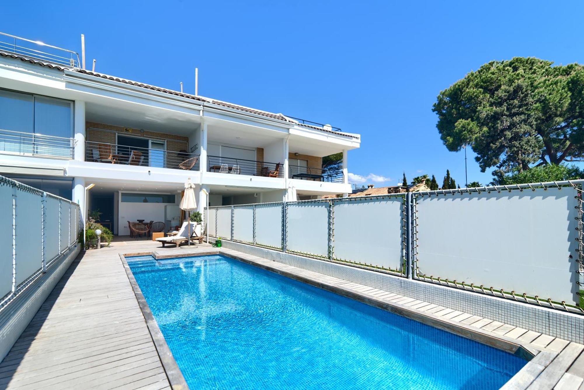 Ferienwohnung Casa Frente Al Mar Con Piscina Privada Sagunt Exterior foto